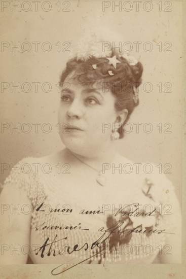 Theresa, about 1895. Creator: Paul Nadar.