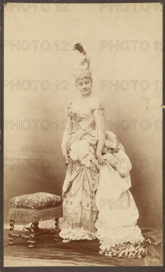 Mme de Porgès Countess Pourtales, about 1878. Creator: Paul Nadar.