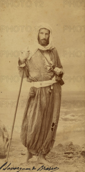 Pierre Savorgnan de Brazza, 1886. Creator: Paul Nadar.