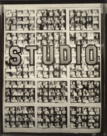 Penny Picture Display, Savannah / Photographer's Window Display, Birmingham, Alabama, 1936. Creator: Walker Evans.