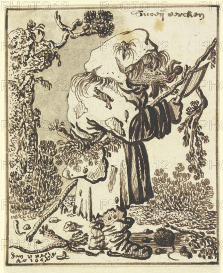 Snoeji varcken, 1645. Creator: Jan Jansz van de Velde.