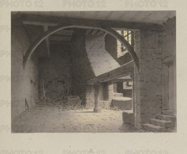 Kitchen of the former Benedictine Abbey of Seligenstadt, 1890. Creator: Carl Theodor Reiffenstein.