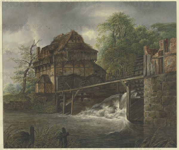 Water mill, 1803. Creator: Johann Friedrich Morgenstern.
