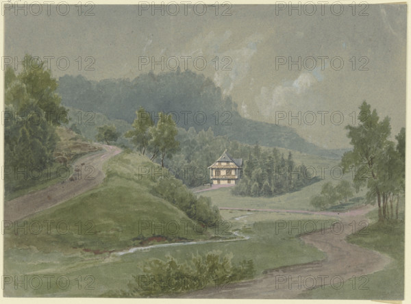 Section of the Odenwald?, 19th century. Creator: Karl Peter Burnitz.