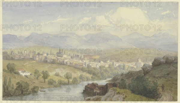 Suburbs of Segovia, 19th century. Creator: Karl Peter Burnitz.
