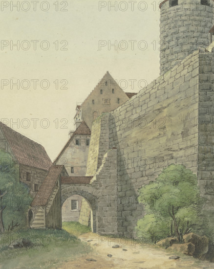 Colmberg Castle, mid-19th century. Creator: Karl Ballenberger.