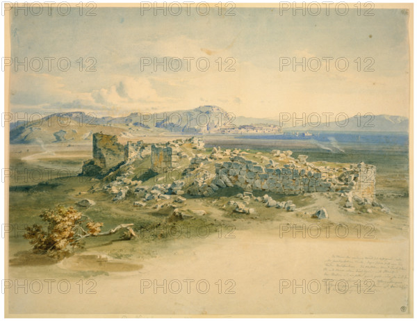 Tiryns, 1834. Creator: Carl Rottmann.