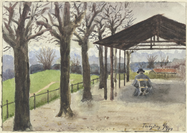 View from Tutzing, 1899. Creator: Fritz Hauck.