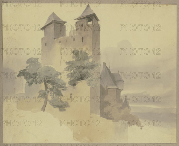 Hohlenfels castle, c1840-1890. Creator: Carl Theodor Reiffenstein.