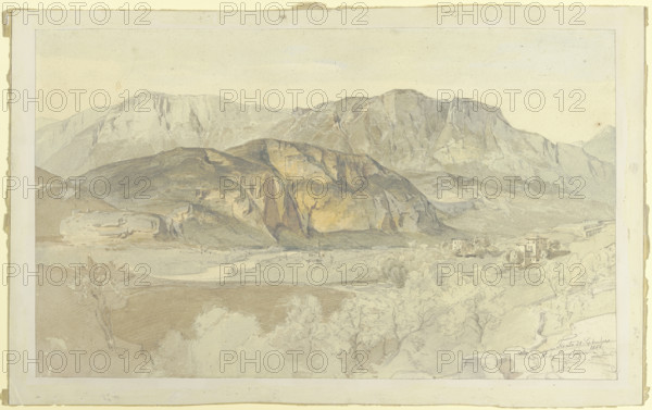 Surroundings of Trient, 1856. Creator: Fritz Bamberger.