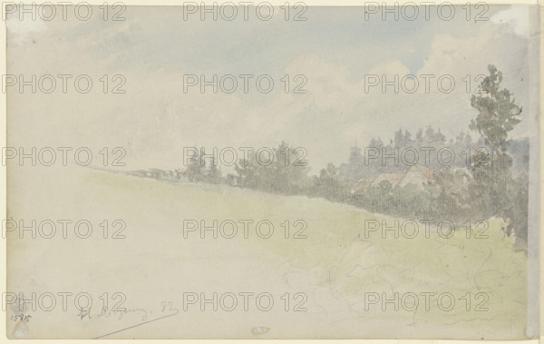 Sloping meadow, 1882. Creator: Jacob Hoffmann.