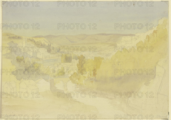 Landscape near Segovia, 19th century. Creator: Karl Peter Burnitz.