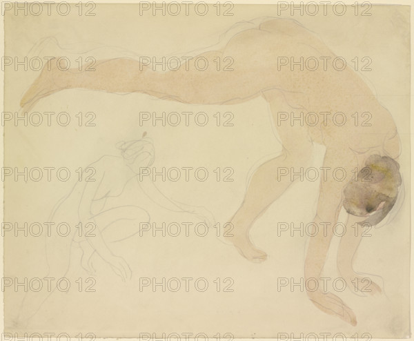 Female nude, c1860-1900. Creator: Auguste Rodin.