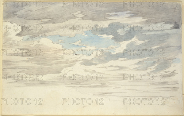 Study of clouds, c1816-1817. Creator: Carl Philipp Fohr.