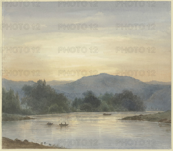 The Main near Kleinheubach, 1873. Creator: Ernst Morgenstern.