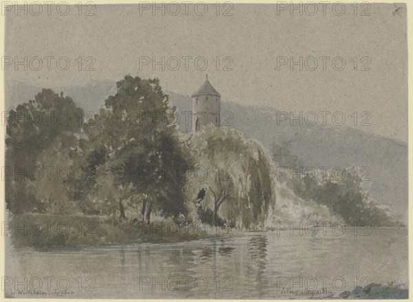 By the Tauber near Wertheim, c1880-1900. Creator: Ernst Morgenstern.