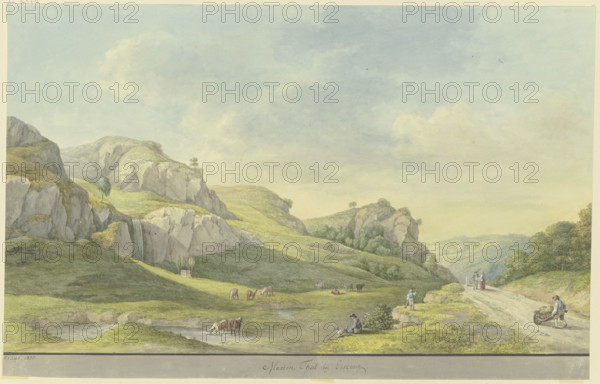 Marien valley near Eisenach, 1805. Creator: Georg Melchior Kraus.