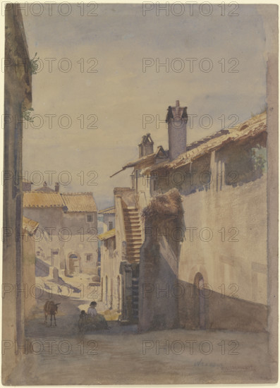 View from Ariccia, c1850-1900. Creator: Johann Heinrich Hasselhorst.