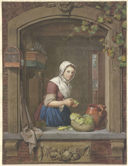 Scullery Maid, 1789. Creator: Jacobus Johannes Lauwers.