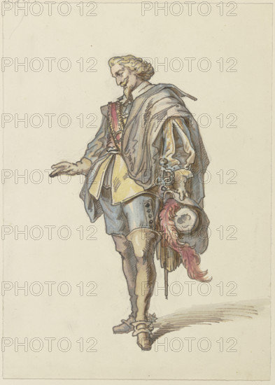 Wallenstein costume, c1820-1850. Creator: Ferdinand Fellner.