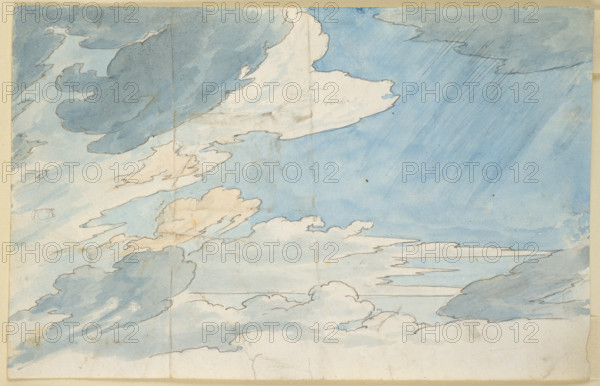 Cloud Study, c1816-1817. Creator: Carl Philipp Fohr.