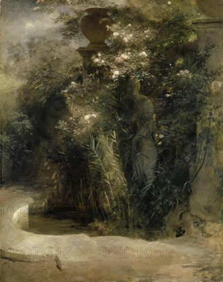 Venus Abandoned, 1850. Creator: Arnold Bocklin.
