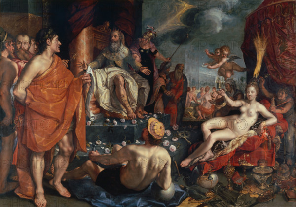 Allegory of the brevity of life, 1611. Creator: Hendrik Goltzius.