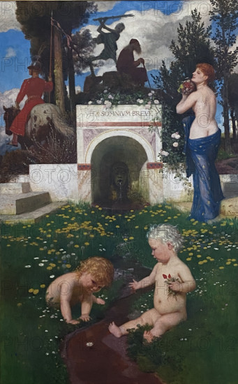 Vita somnium breve, (Life, a Short Dream), 1888. Creator: Arnold Bocklin.