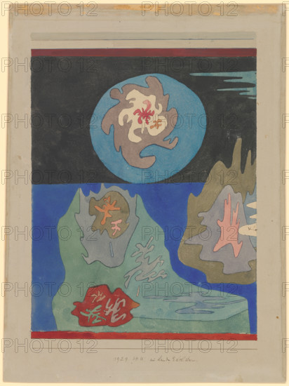 In the land of gemstones, 1929. Creator: Paul Klee.