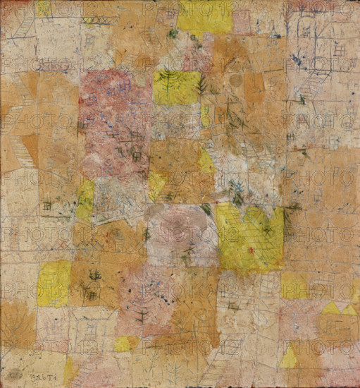 Suburban Idyll, 1926. Creator: Paul Klee.