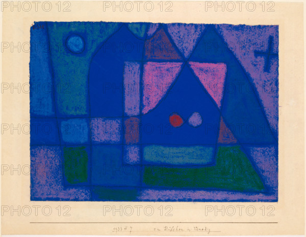 A small room in Venice, 1933. Creator: Paul Klee.