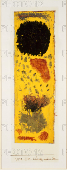 Schwarz, still on site, 1940. Creator: Paul Klee.