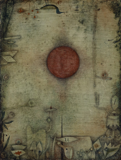 Ad marginem, (On the Edge), 1930. Creator: Paul Klee.