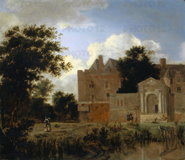 Castle Nijenrode, 1665. Creator: Jan van der Heyden.
