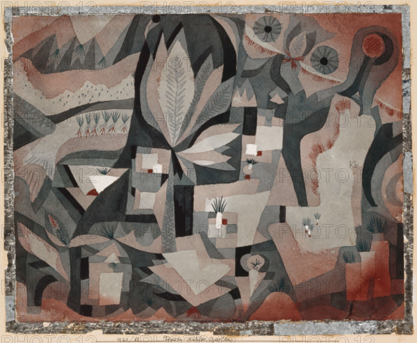 Dry-Cool Garden, 1921. Creator: Paul Klee.