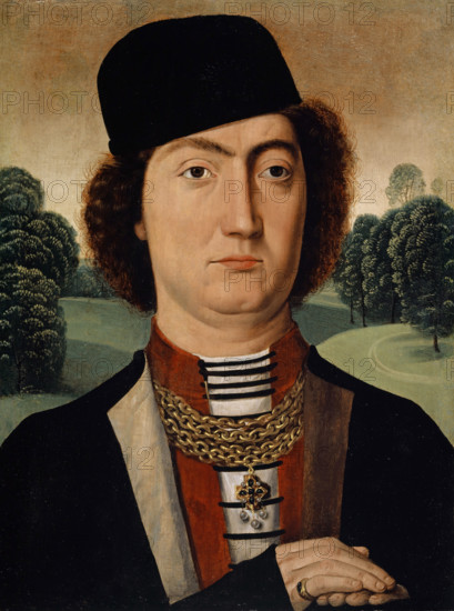 Portrait of Jacob of Savoy, 1470. Creator: Hans Memling.