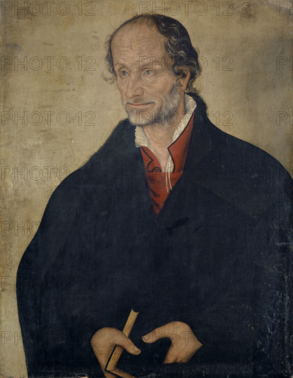 Portrait of Philipp Melanchthon, 1570. Creator: Lucas Cranach the Younger.