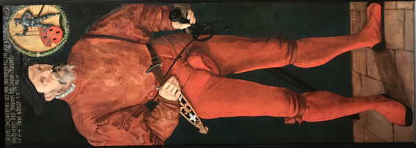 Portrait of Jacob Schwytzer, 1564. Creator: Tobias Stimmer.