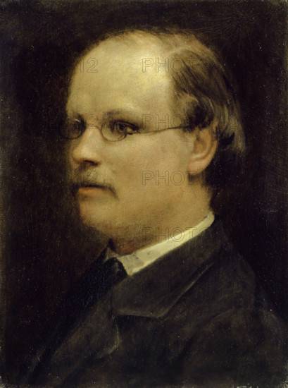 Portrait of Professor Fritz Burckhardt-Brenner, 1868-69. Creator: Arnold Bocklin.