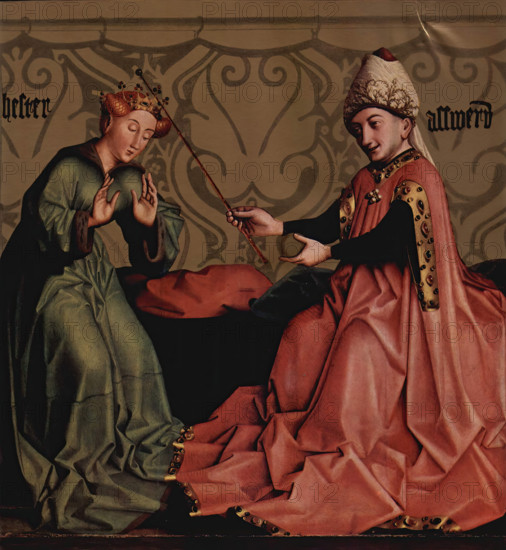 Esther before Ahasuerus, 1435. Creator: Konrad Witz.