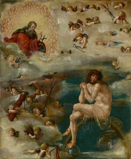 Christ as a mediator, 1515. Creator: Ambrosius Holbein.