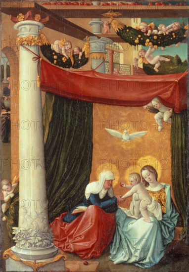 Virgin with Child and Saint Anne, 1513. Creator: Hans Baldung.