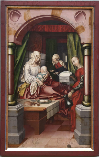 Birth of the Virgin, 1512. Creator: Hans Fries.
