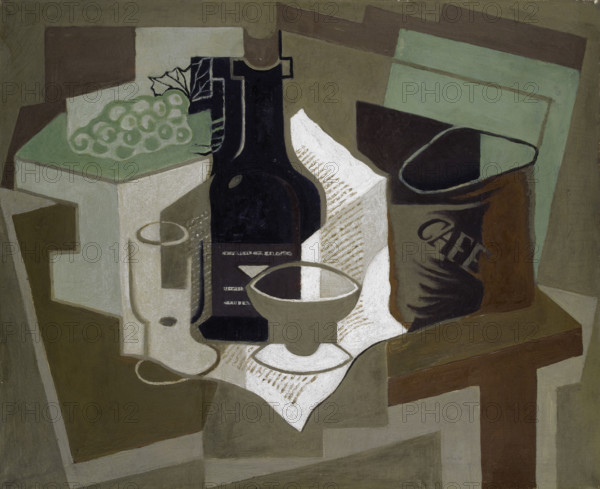 The Bag of Coffee, 1920. Creator: Juan Gris.