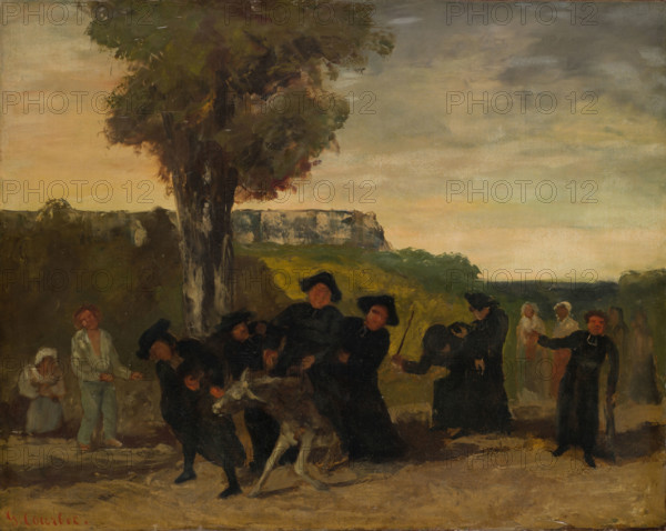 The Return from the Meeting, 1863. Creator: Gustave Courbet.
