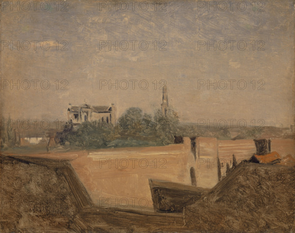 The ruins of Arras, 1852. Creator: Jean-Baptiste-Camille Corot.