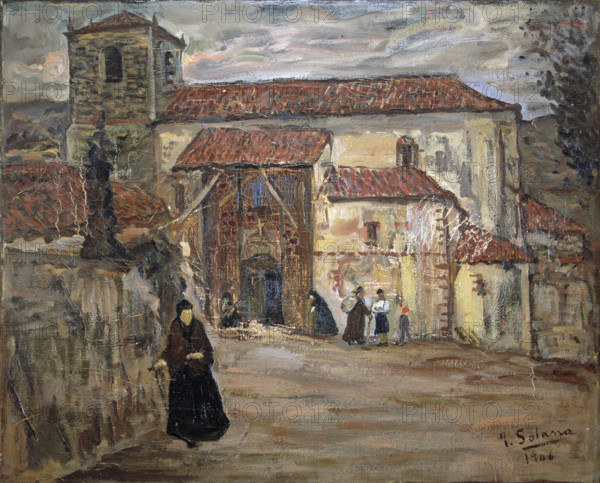 'Village Church', 1906. Creator: José Gutiérrez Solana.