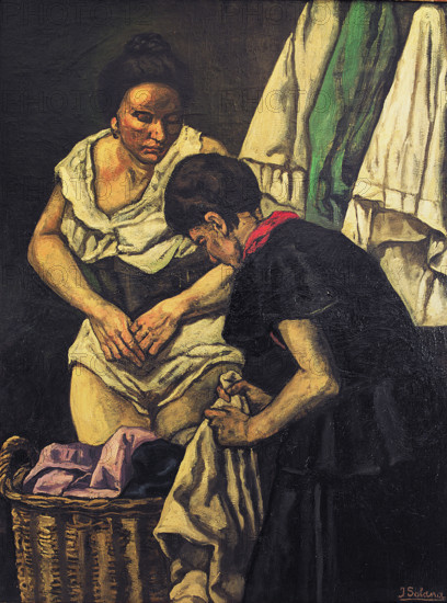 'Las Lavanderas', 1931. Creator: José Gutiérrez Solana.