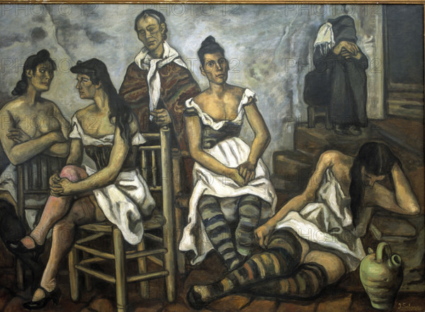 'La casa del arrabal', 1934.  Creator: José Gutiérrez Solana.