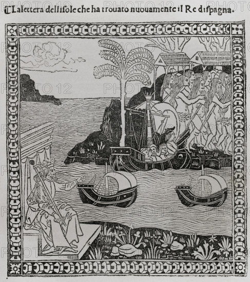 Christopher Columbus, (1451-1506), Navigator, cartographer and admiral, 1892.  Creator: Unknown.